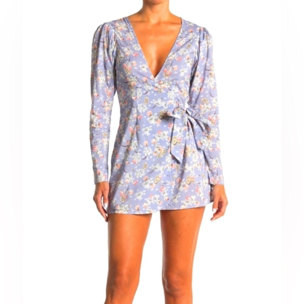 WEWOREWHAT Dry Flowers Blanca Dress, Size M - Picture 2 of 13